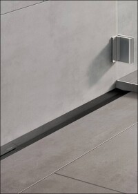 TECEdrainprofile in Schwarz und als XXXL-Format