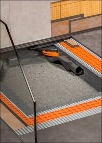 Minimalistische Linienentwässerung für die Kerdi-Entwässerungstechnik von Schlüter-Systems