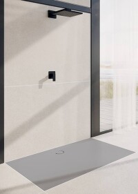 Nomen est omen: Neue emaillierte Duschfläche Superplan Zero von Kaldewei und Werner Aisslinger