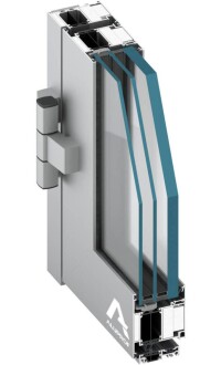 MB-86EI: Brandschutz-Außentür von Aluprof auch ohne Profil-Einlagen