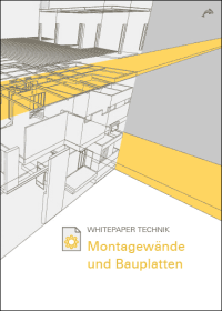 Weiteres Whitepaper von Orca zu Montagewänden und Bauplatten