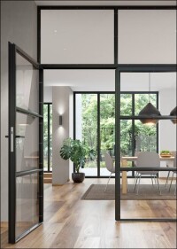 Lofttüren: Glastüren von Hörmann im Industrial-Style