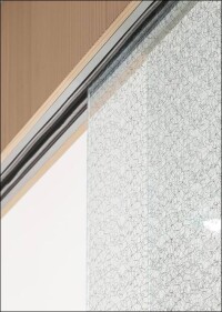 Glasschiebetürsystem von Glas Marte mit besonders schlanker Laufschiene