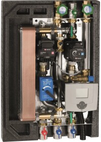 Taconova-Frischwarmwasserstationen mit eigenen Umwälzpumpen und verbesserter Software