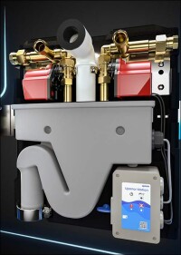 Kompakte Spülstation Motion neu von Uponor mit hoher Spülleistung