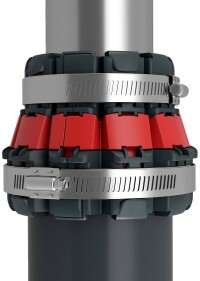 Kraftschluss-Manschetten von ATEC für Rohre jeglicher Art