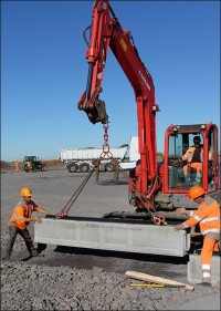 Bircos schwerste Schwerlastrinne für den „Typ I“-Einbau geeignet - da selbsttragend