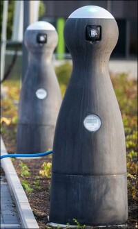 Ladesäulen aus Beton - konkret aus Nanodur von Dyckerhoff