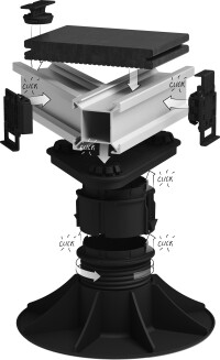 Twinson Click für die schraubenlose Terrassenmontage erweitert
