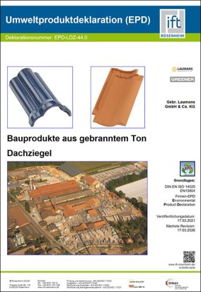 Laumans erhält Umwelt-Produktdeklaration (EPD)