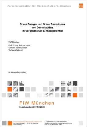 Studie: Graue Energie von Dämmmaßnahmen in Ökobilanzen vernachlässigbar