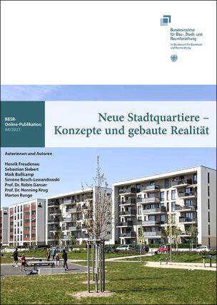 Studie „Neue Stadtquartiere - Konzepte und gebaute Realität“