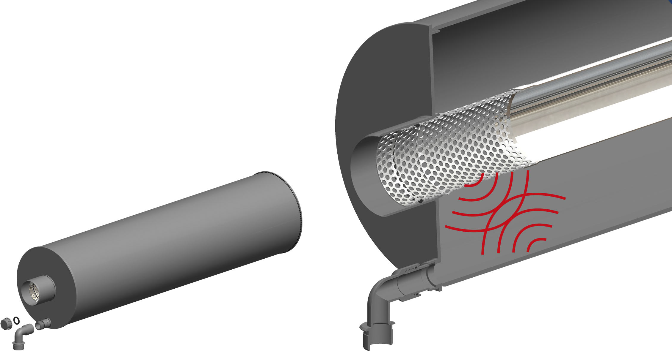 ATEC Germany Auspuff Schalldämpfer Set Für Mercedes-Benz 190 W201