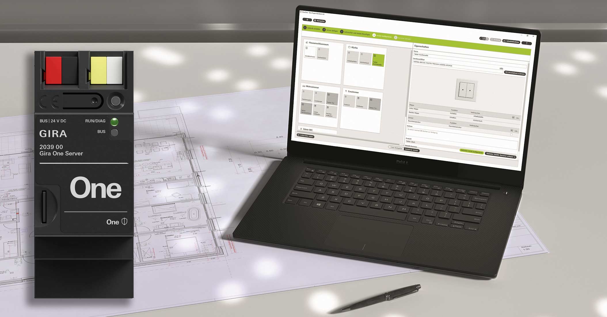 Gira One: KNX-Smart Home ohne ETS-Programmierung