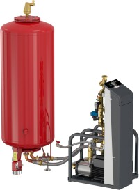 Neuer Druckhalteautomat Flamcomat G4 in Gebäudemanagement-Systeme integierbar