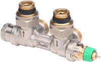 Druckunabhängige Universalanschlussarmatur für Zweirohr-Heizsysteme à la Danfoss