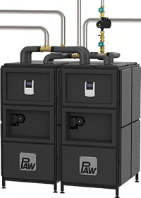 Jede Menge frisches Warmwasser mit PAWs kaskadierbarer Frischwasserstation FriwaMega