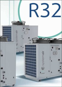 Sysaqua R32: Neue Baureihe luftgekühlter Kaltwassersätze und Wärmepumpen von Systemair