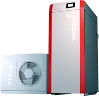 Windhager verbundelt Wärmepumpe u.a. mit Pellet- und Scheitholzkesseln