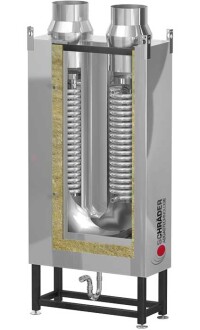 Schräders TurbuFlexS-1200 Condens „quetscht“ letzte Energiereserven aus dem Biomasse-Abgas