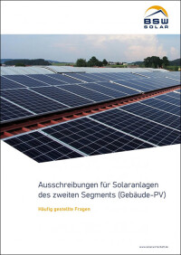 FAQ-Papier zu Solardach-Auktionen