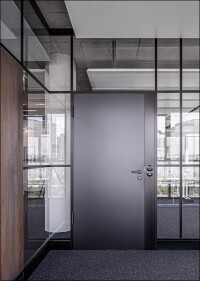 Lindner-Trennwandsystem ganz im Industrial Style