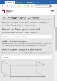Akustikplaner von Strähle online