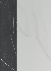 Carrara-Marmor via RAKO-Fliese