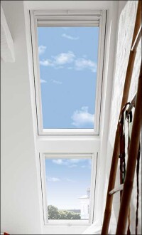 Übereinander statt nebeneinander: Fenster-Lichtband Tandem zwölfte „Lichtlösung“ von Velux