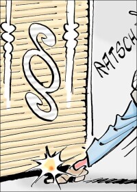 Vom Rollo erschreckt? Allgemeines Lebensrisiko!