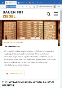 Aus „Lebensraum Ziegel“ wird „Bauen mit Ziegel“.