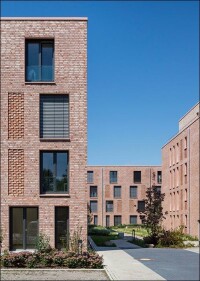 Studentenwohnheime in Bielefeld: Quartiersgefüge mit Vielfalt in der Einheit dank Terca Klinker