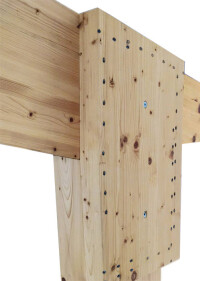 Stabilix R: Schnelle, biegesteife Verbindung à la Sihga für den Hallenbau in Holzbauweise