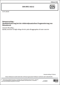 Betonrecycling: Qualitätssicherung bei der elektrodynamischen Fragmentierung von Betonbruch