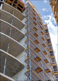 Gerüstbau (mit PERI UP) im Bestandsumbau ... am Beispiel Büropark Ottobrunn