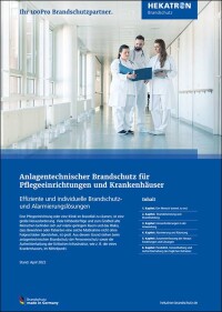 Whitepaper zu Brandschutz für Krankenhäuser und Pflegeeinrichtungen
