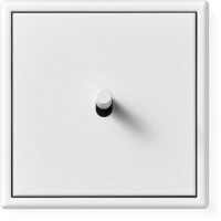 JUNGs Kippschalter LS 1912 auch in Graphitschwarz und Schneeweiß matt