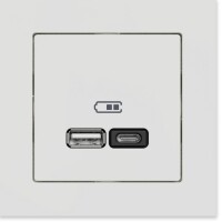 High-Power-USB-Steckdose von Merten mit Power-Delivery und max. 65W Ladestrom