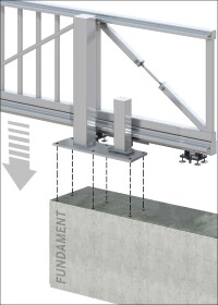 Einbaufertige Schiebetore von Supeero