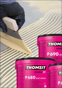 Neuer SMP-Parkettkleber von Thomsit für die schnelle Baustelle