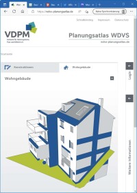 Bauelemente-Berechnung im WDVS-Planungsatlas vereinfacht