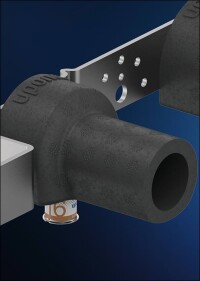 Armaturenanschluss mit Schall- und Leckageschutz à la Uponor