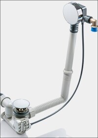 Neue Ablaufgarnituren von Geberit als Fertigbausets