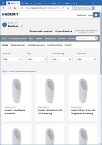 Neues Bemusterungstool von Geberit für Planer und Installateure