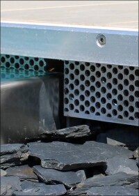 Konstruktiver Holzschutz im Terrassenbau à la Sihga mit Drainagerost und Belüftungselement