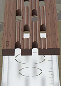 Rinnenabdeckung aus Bambus neu von Birco