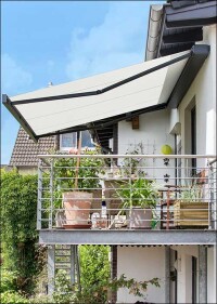 Markisen-Chic im Kleinformat: Sonnenschutz von Markilux für kleine Terrassen und Balkone