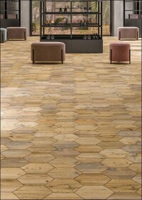 Cortina-Fliesen in Holzoptik von Ceramiche Refin