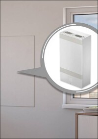 Semi-zentrales Lüftungsgerät ComfoAir Fit 100 neu von Zehnder: vielseitig und platzsparend