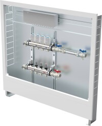 Neuer Flächensysteme-Verteiler und komplette Fußbodenheizungs-Station von IMI Hydronic Engineering